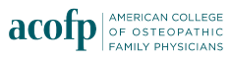 American College of Osteopathic Family Physicians